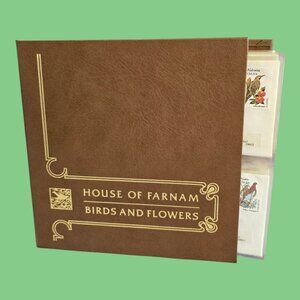 House of Farnam Complete Set 50 State Birds & Flowers Envelopes w/ Stamps Binder